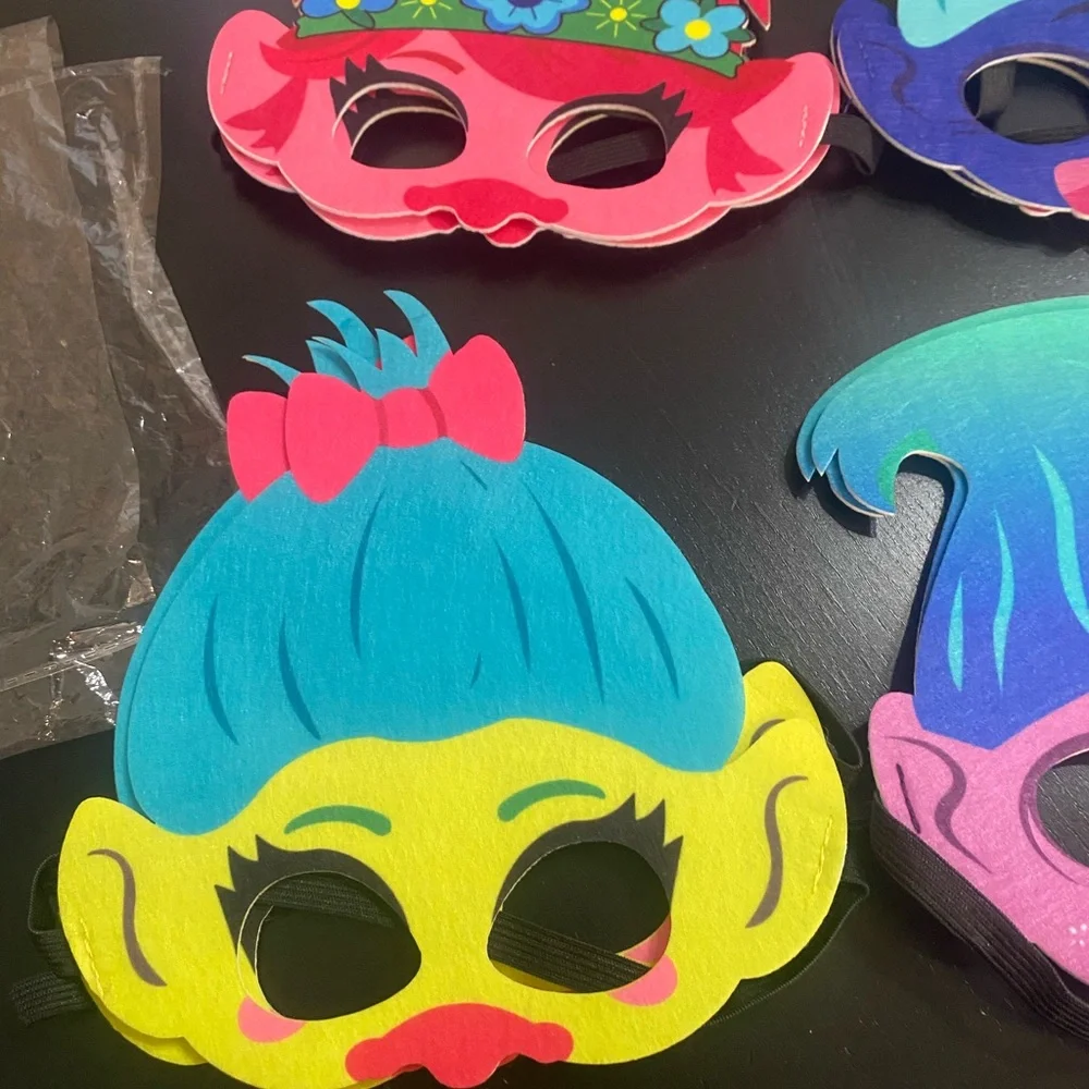 Vibrant Party Masks for Kids 12 masks